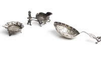 Lot 449 - LATE VICTORIAN IMPORTED SILVER CADDY SPOON...
