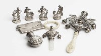 Lot 453 - COLLECTION OF SMALL SILVER ITEMS including a...