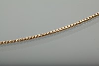 Lot 1263 - BOX LINK CHAIN approximately 72cm long,...