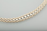 Lot 1264 - FOURTEEN CARAT GOLD BRACELET approximately...