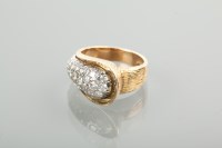 Lot 1271 - 1970S MODERNIST STYLE DIAMOND RING the...