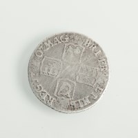 Lot 1014 - SHILLING DATED 1707