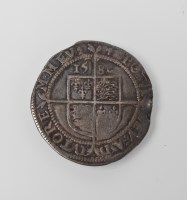 Lot 1017 - ELIZABETHAN PENNY dated 1580, note: last...