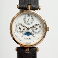 Lot 1023 - GENTLEMAN'S GUCCI CHRONOMETER WRIST WATCH the...