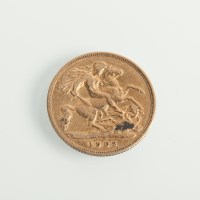 Lot 1038 - HALF SOVEREIGN DATED 1902