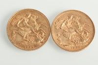 Lot 1066 - TWO SOVEREIGNS DATED 1898 AND 1890