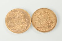 Lot 1088 - TWO SOVEREIGNS DATED 1900