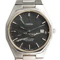 Lot 1090A - GENTLEMAN'S STAINLESS STEEL OMEGA SEAMASTER...