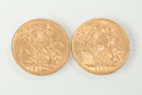 Lot 1092 - TWO SOVEREIGNS DATED 1906 AND 1907