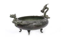 Lot 577 - LATE 19TH/EARLY 20TH CENTURY CHINESE BRONZE...