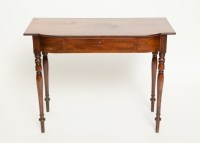 Lot 403 - WILLIAM IV MAHOGANY HALL TABLE the top of...