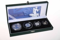 Lot 1779 - UNITED KINGDOM SILVER PROOF FOUR-COIN...