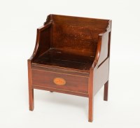 Lot 464 - GEORGE II MARQUETRY INLAID MAHOGANY ARMCHAIR...