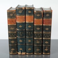 Lot 467 - POPULAR EDUCATOR 5 volumes, gilt calf with red...