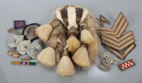 Lot 512 - EARLY 20TH CENTURY BADGER HEAD SPORRAN with...