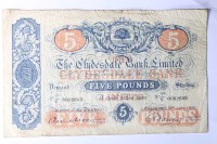 Lot 1786 - THE CLYDESDALE BANK LIMITED £5 BANKNOTE...