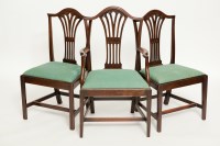 Lot 534 - VICTORIAN SET OF TWELVE MAHOGANY DINING CHAIRS...