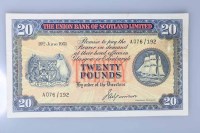 Lot 1792 - THE UNION BANK OF SCOTLAND LIMITED £20...