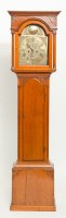 Lot 256 - GEORGE III OAK LONGCASE CLOCK maker Thomas...