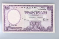 Lot 1796 - THE ROYAL BANK OF SCOTLAND LIMITED £20...