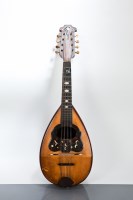 Lot 289 - ITALIAN GUIDO VINCENTINI MANDOLIN with floral...