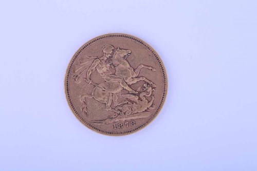 Lot 1809 - VICTORIAN SOVEREIGN DATED 1878
