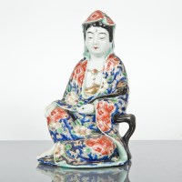 Lot 165A - JAPANESE IMARI FIGURE OF GUANYIN the female in...