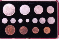 Lot 1821 - GEORGE VI CORONATION SPECIMEN COIN SET DATED...