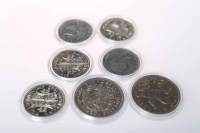 Lot 1837 - LOT OF PRE-1947 SILVER COINS comprising of...