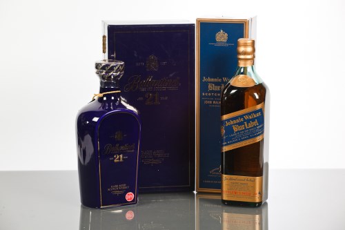 Lot 530 - JOHNNIE WALKER BLUE LABEL Blended Scotch...