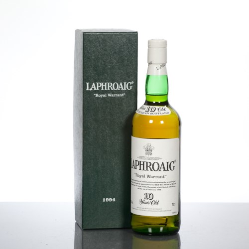 Lot 733 - LAPHROAIG ROYAL WARRANT 10 YEAR OLD Single...