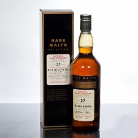 Lot 797 - BLAIR ATHOL 27 YEAR OLD RARE MALTS Natural...