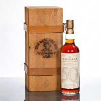 Lot 800A - MACALLAN ANNIVERSARY MALT 50 YEAR OLD Limited...