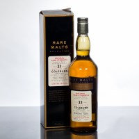 Lot 805 - COLEBURN 21 YEAR OLD RARE MALTS Natural cask...