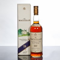 Lot 815 - THE MACALLAN 1967 18 YEAR OLD Single Highland...