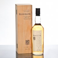 Lot 888 - ROSEBANK 12 YEAR OLD FLORA & FAUNA Single...