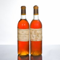 Lot 909 - CHATEAU D'YQUEM LUR-SALUCES 1966 (2) A.C....