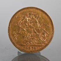 Lot 1013 - SOVEREIGN DATED 1878