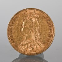 Lot 1014 - SOVEREIGN DATED 1889