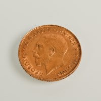 Lot 1021 - HALF SOVEREIGN DATED 1913