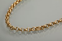 Lot 1039 - NINE CARAT GOLD CHAIN marked 375 for nine...