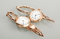 Lot 1042 - TWO LADY'S EARLY TWENTIETH CENTURY WRIST...