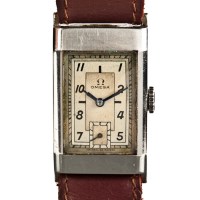 Lot 1044 - GENTLEMAN'S ART DECO OMEGA WRIST WATCH in...