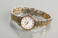 Lot 1067 - LADY'S LONGINES WRIST WATCH the round dial...