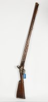 Lot 396 - FULL STOCK FLINTLOCK MUSKET c.1780, with full...