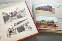 Lot 413 - TWO ALBUMS OF RAILWAY PHOTOGRAPHS including...