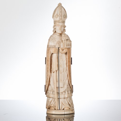 Lot 419 - 19TH CENTURY FRENCH DIEPPE CARVED IVORY...