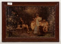 Lot 438 - TWO VICTORIAN CHRYSTOLEUMS after Mosler and...