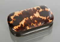 Lot 441 - EARLY NINETEENTH CENTURY TORTOISESHELL AND...