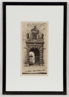 Lot 446 - WILFRED APPLEBY, GLASGOW UNIVERSITY DOORWAY...